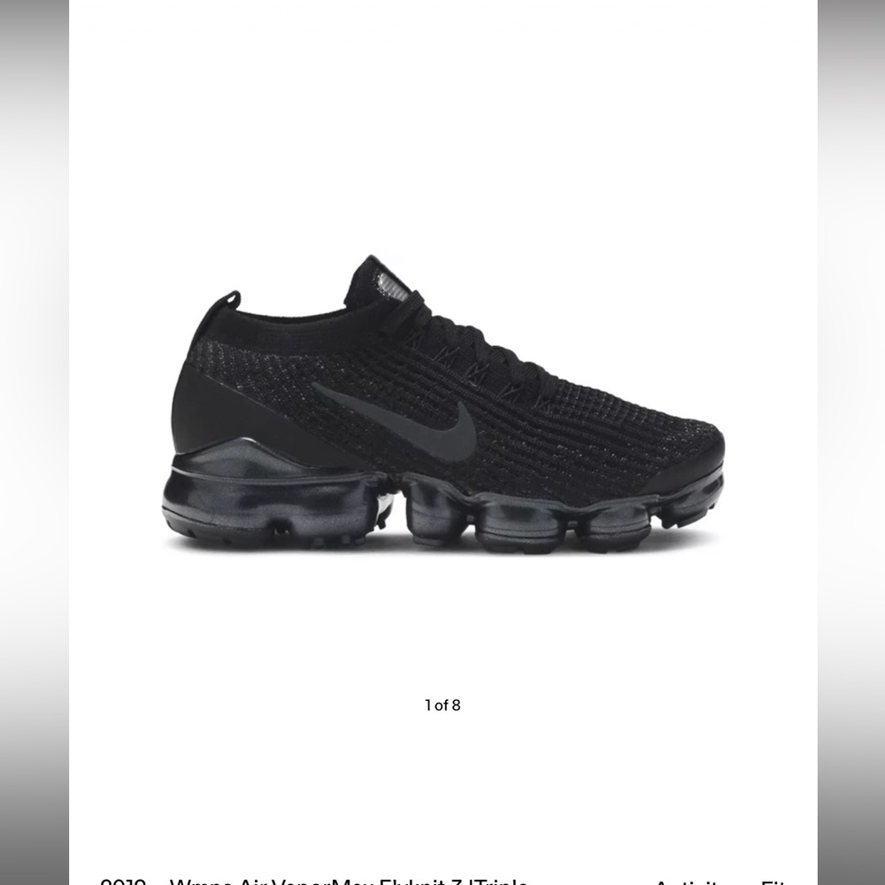 Nike Vapor Max Flykit 3 Black Women’s